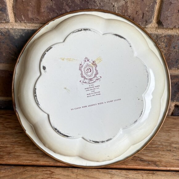 Daher Decorated Ware 1971 Tray Autumn Floral Brown Orange Green Turquoise - Picture 3 of 9